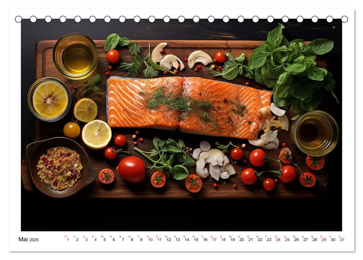 Bild: 9783383885310 | Ordentlich Low Carb (Tischkalender 2025 DIN A5 quer), CALVENDO...