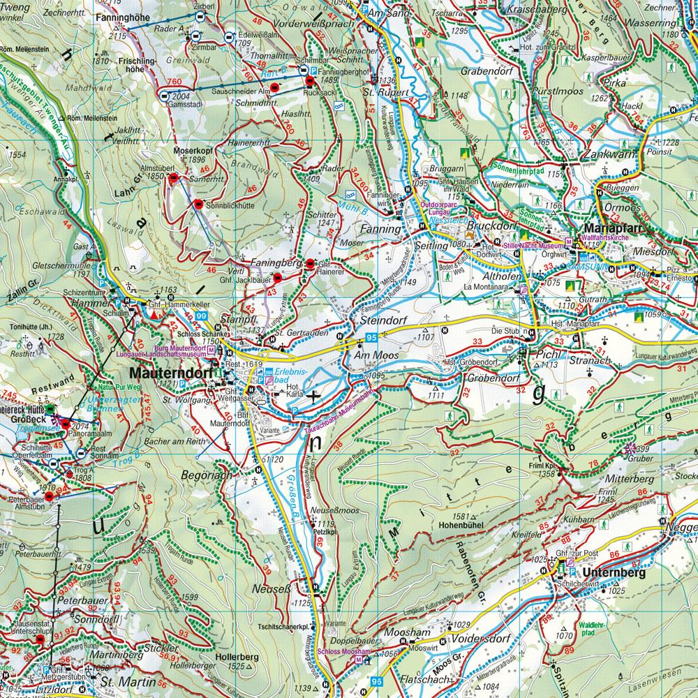 Bild: 9783850847179 | Radstädter Tauern. Katschberg. Lungau 1 : 50 000. WK 202 | KG | 2018