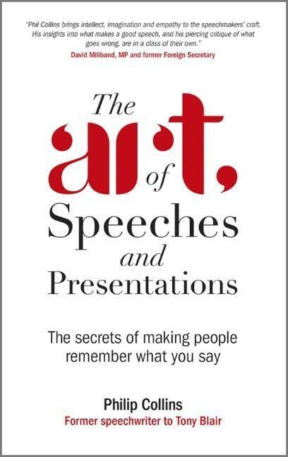 Cover: 9780470711842 | The Art of Speeches and Presentations | Philip Collins | Taschenbuch