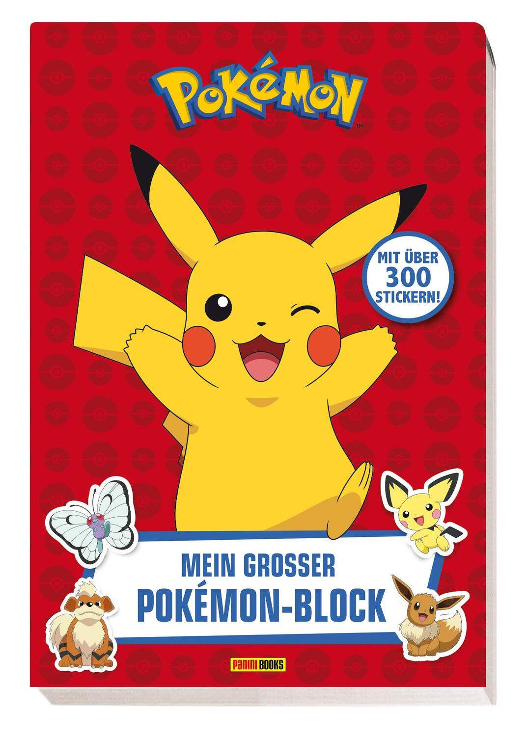 Cover: 9783833240768 | Pokémon: Mein großer Pokémon-Block | mit über 300 Stickern! | Panini