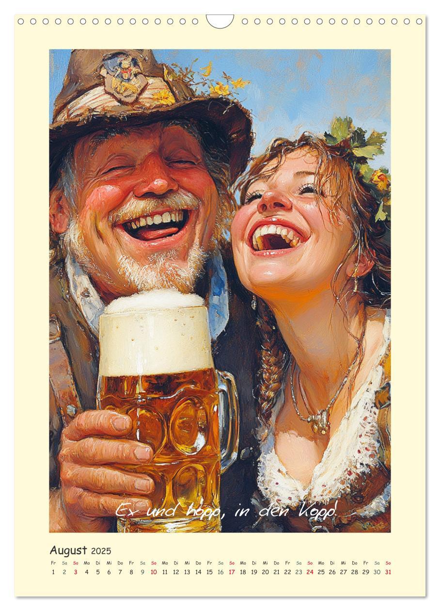 Bild: 9783457189849 | Bier, Bäuche, Sprüche. Spaß mit Hopfen und Malz (Wandkalender 2025...