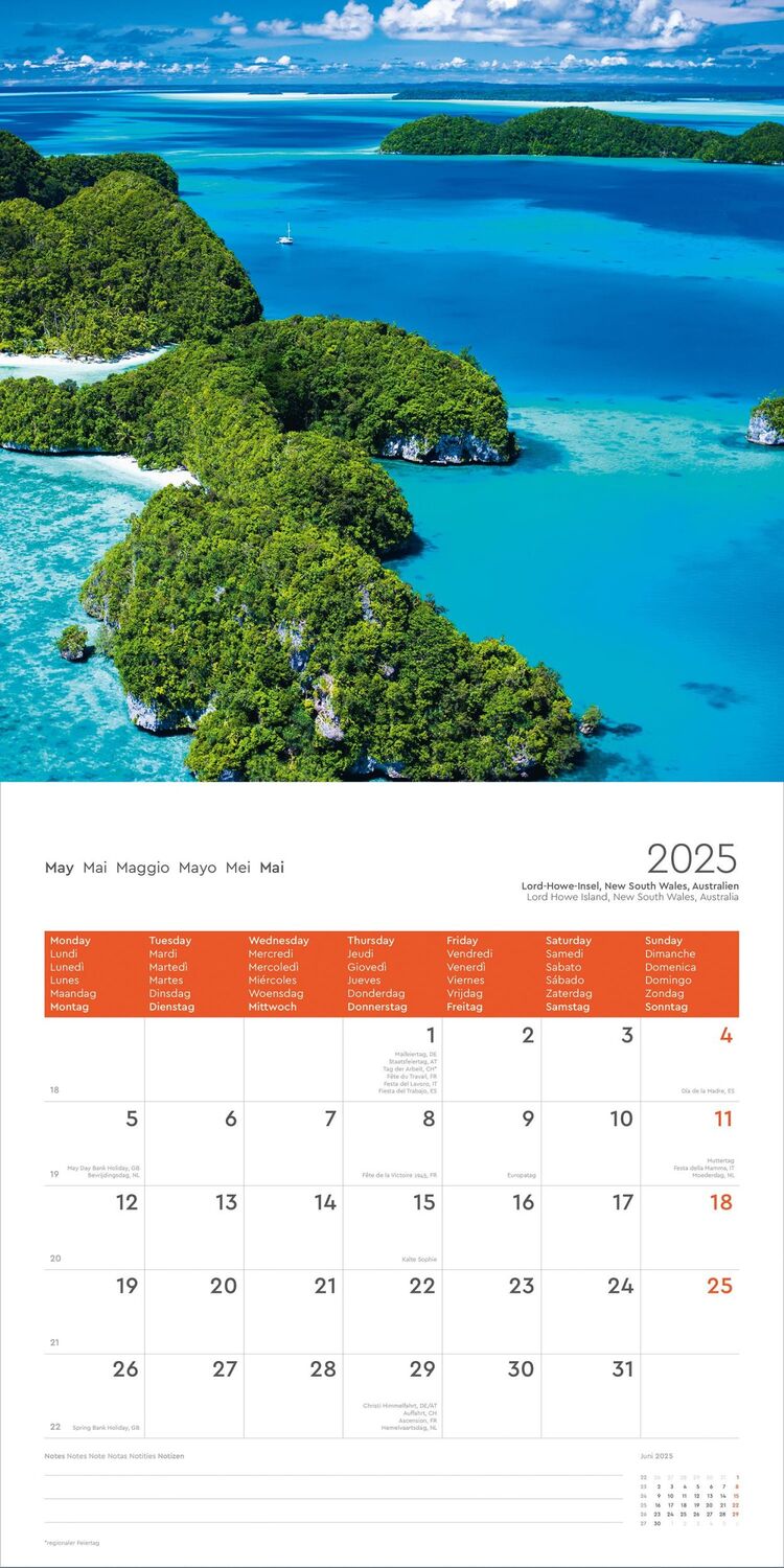 Bild: 9783965914056 | Farben der Erde - KUNTH Broschurkalender 2025 | Kalender | 28 S.