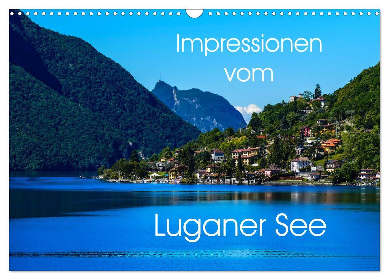 Cover: 9783435356492 | Impressionen vom Luganer See (Wandkalender 2025 DIN A3 quer),...