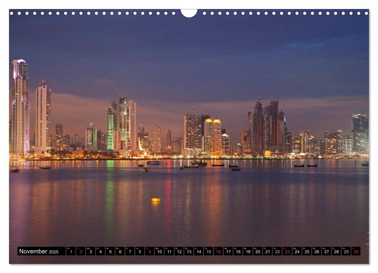 Bild: 9783435720262 | Panama Stadt (Wandkalender 2025 DIN A3 quer), CALVENDO Monatskalender