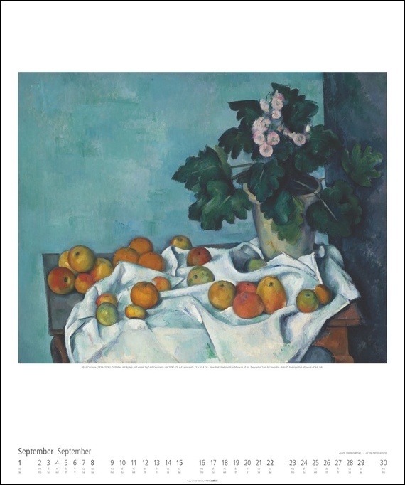 Bild: 9783840085277 | Paul Cézanne Kalender 2024. Kunstvoller Wandkalender mit...