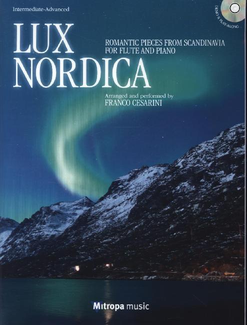 Cover: 9790035226377 | Lux Nordica, für Querflöte und Klavier, m. Audio-CD | Edvard Grieg