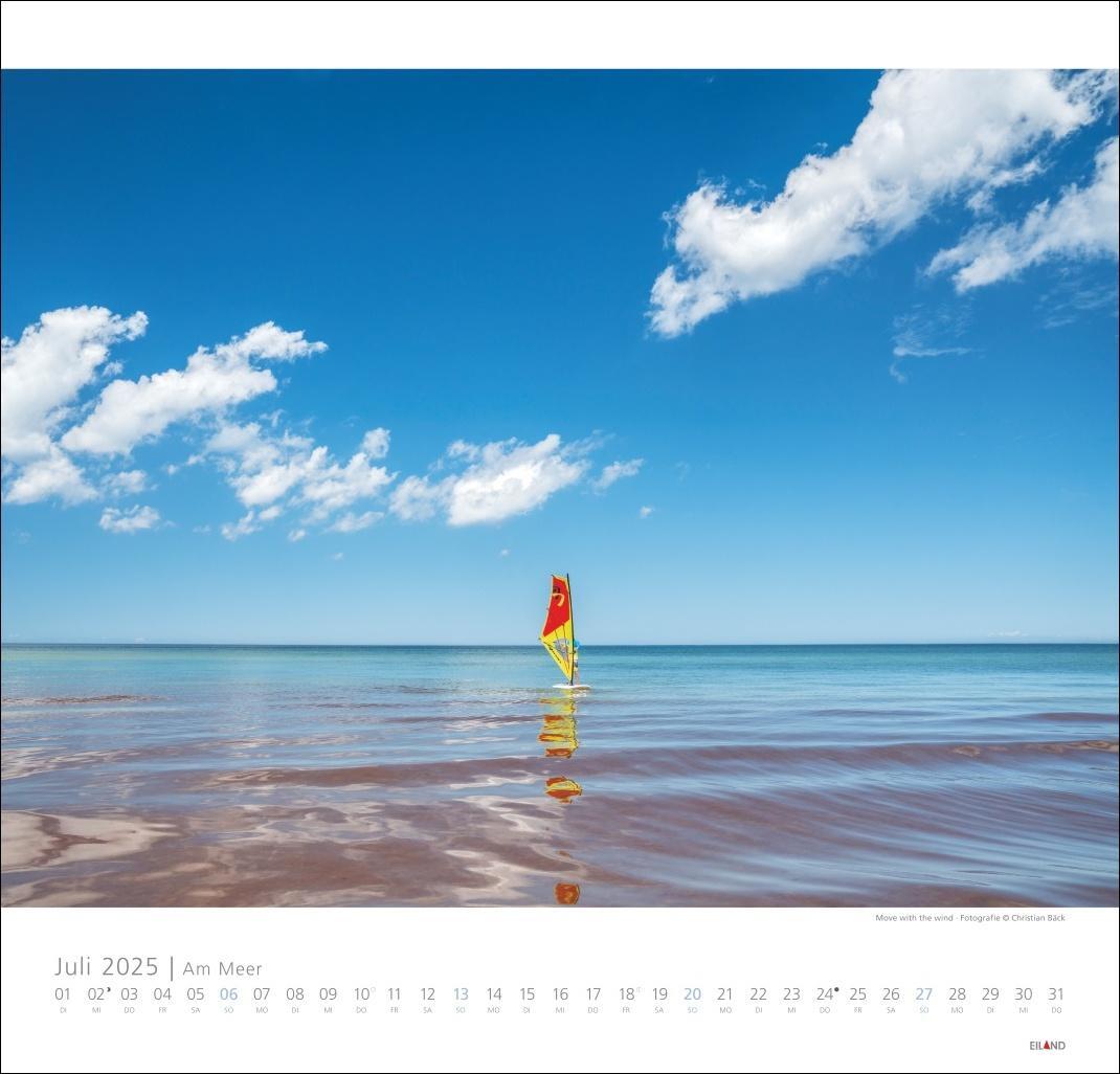 Bild: 9783964023094 | Am Meer Edition Kalender 2025 - Sand, Wind und Wellen | Hans Jessel