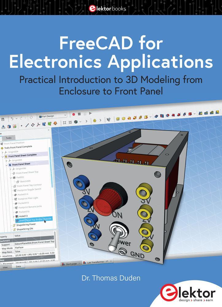 Cover: 9783895765742 | FreeCAD for Electronics Applications | Thomas Duden | Taschenbuch