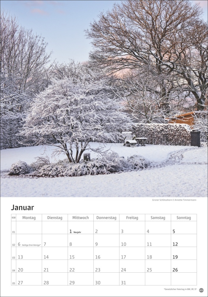 Bild: 9783756405572 | Gartenzauber Kalender 2025 | Kalender | Spiralbindung | 13 S. | 2025