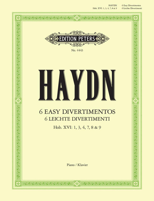 Cover: 9790577080260 | 6 Leichte Divertimenti | Franz Joseph Haydn | Buch | Edition Peters
