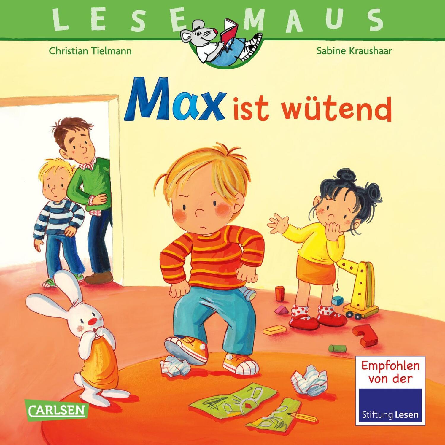 Cover: 9783551080332 | LESEMAUS 153: Max ist wütend | Christian Tielmann | Taschenbuch | 2024