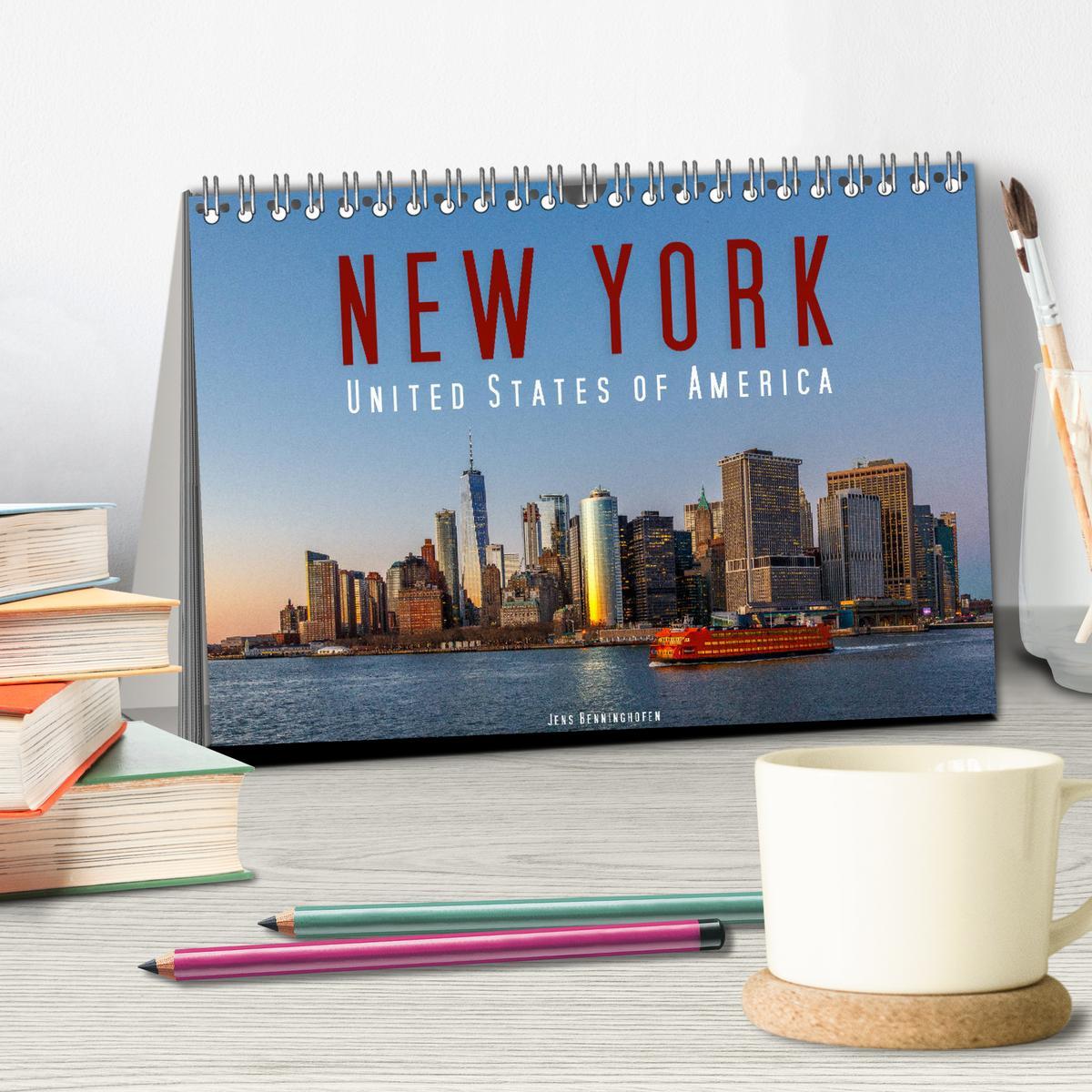 Bild: 9783435242054 | New York - United States of America (Tischkalender 2025 DIN A5...