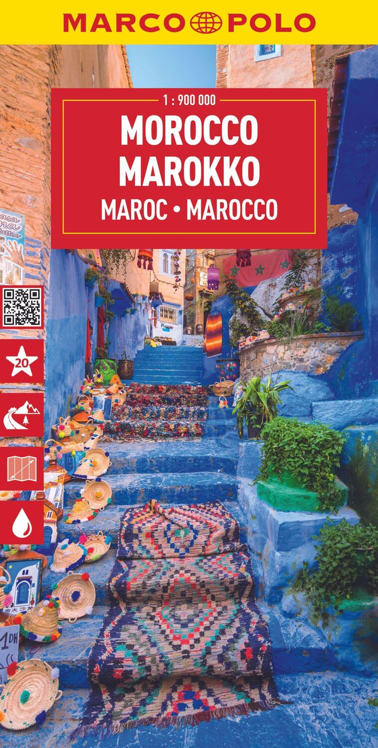 Cover: 9783575017802 | MARCO POLO Reisekarte Marokko 1:900.000 | (Land-)Karte | Deutsch