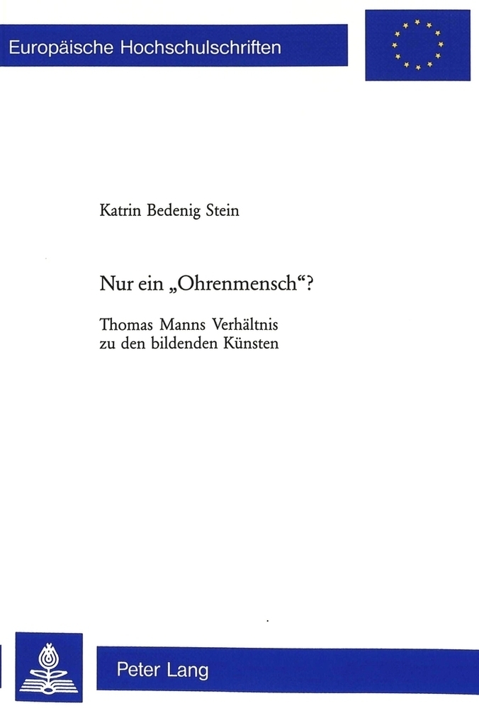 Cover: 9783906767239 | Nur ein "Ohrenmensch"? | Katrin Bedenig Stein | Taschenbuch | Deutsch