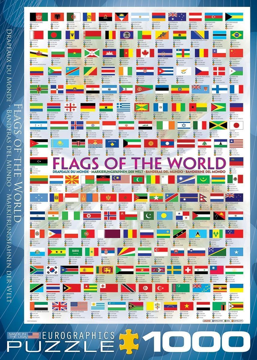 Bild: 628136601283 | Flags of the World | Stück | 601283 | Englisch | 2022 | Eurographics