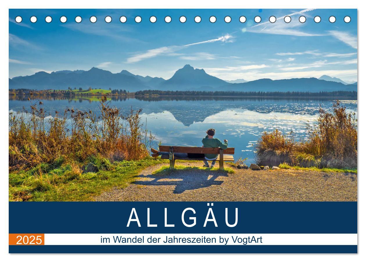 Cover: 9783435170043 | ALLGÄU, im Wandel der Jahreszeiten. (Tischkalender 2025 DIN A5...