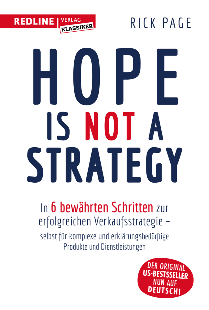 Cover: 9783868818918 | Hope is not a Strategy | Rick Page | Buch | 256 S. | Deutsch | 2022