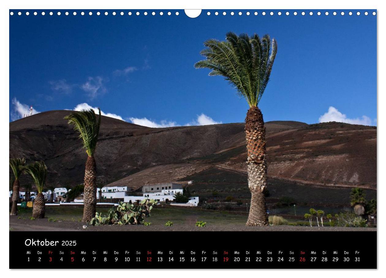 Bild: 9783435800285 | Lanzarote (Wandkalender 2025 DIN A3 quer), CALVENDO Monatskalender