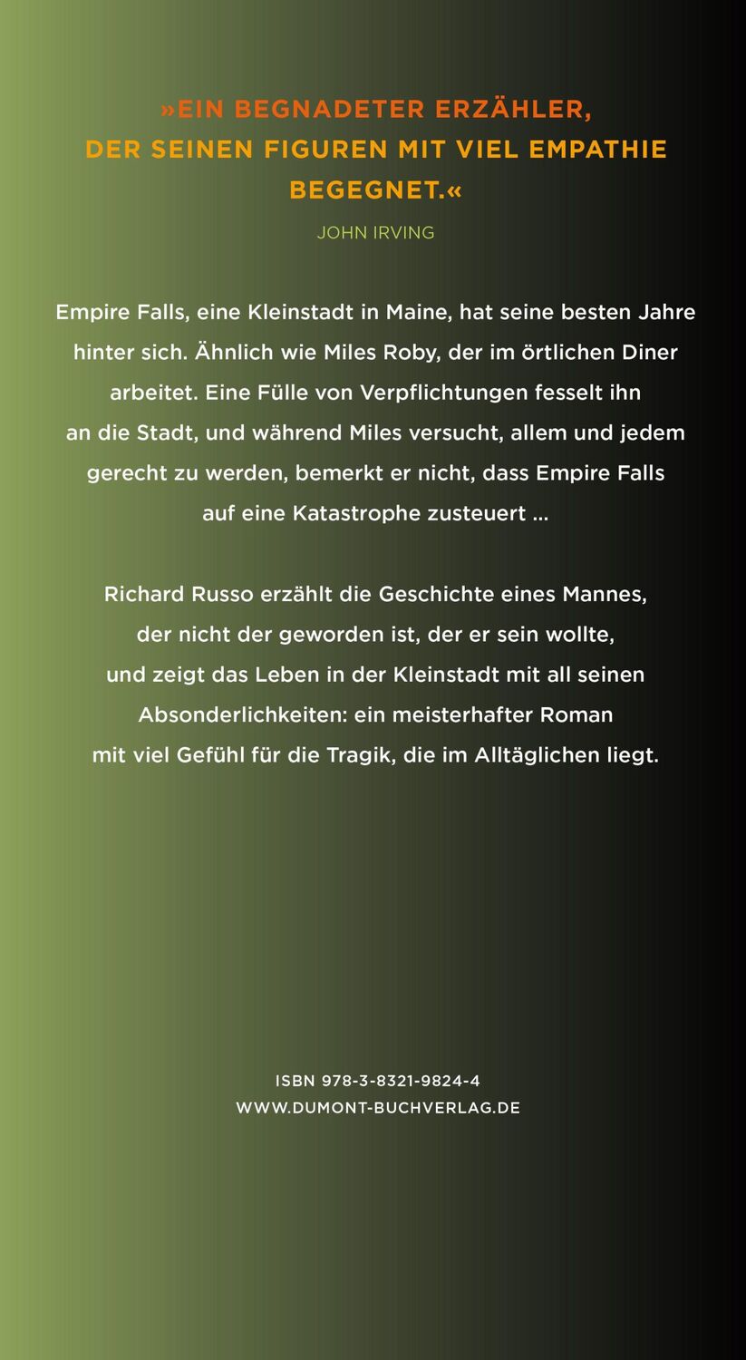 Rückseite: 9783832198244 | Diese gottverdammten Träume | Richard Russo | Buch | Lesebändchen