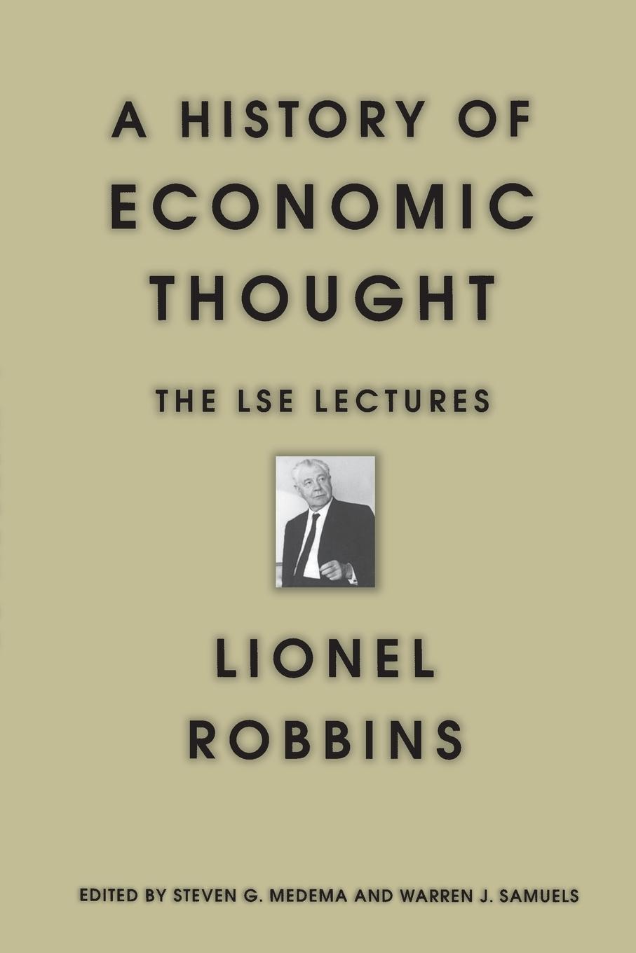Cover: 9780691070148 | A History of Economic Thought | The LSE Lectures | Lionel Robbins