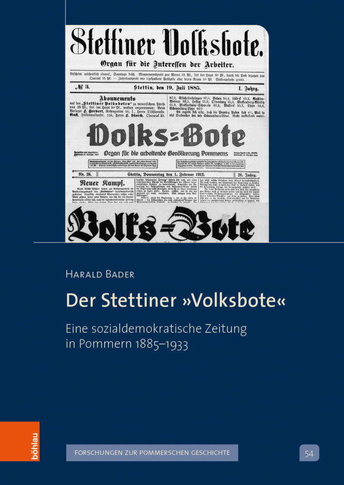 Cover: 9783412520700 | Der Stettiner »Volksbote« | Harald Bader | Buch | Deutsch | 2020