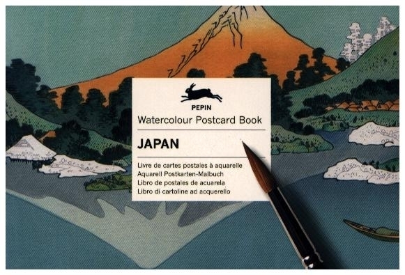 Cover: 9789460096419 | Japan | Watercolour Postcard Book / Postkarten - Malbuch | Roojen