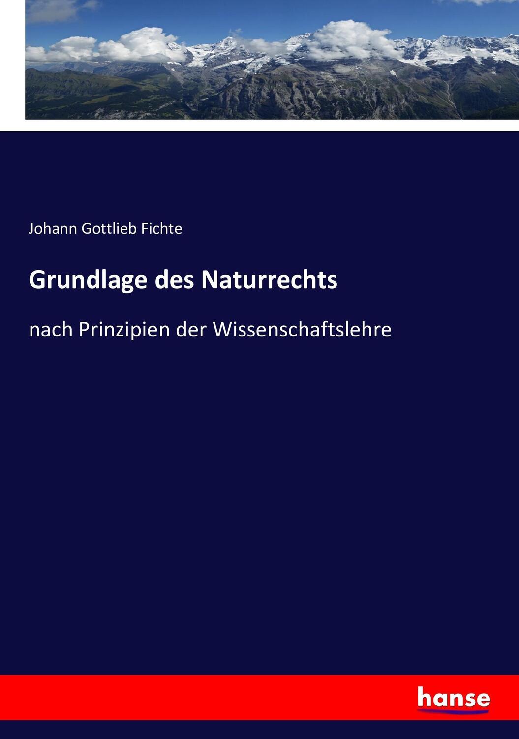 Cover: 9783743430600 | Grundlage des Naturrechts | nach Prinzipien der Wissenschaftslehre