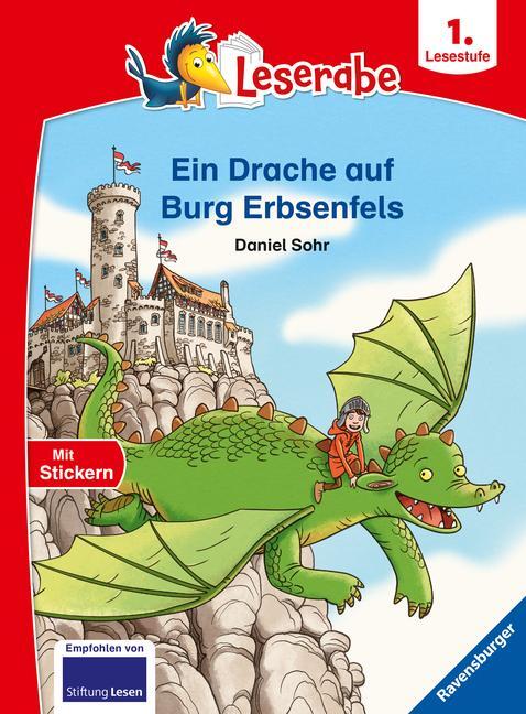 Cover: 9783473460519 | Ein Drache auf Burg Erbsenfels - Leserabe ab 1. Klasse -...