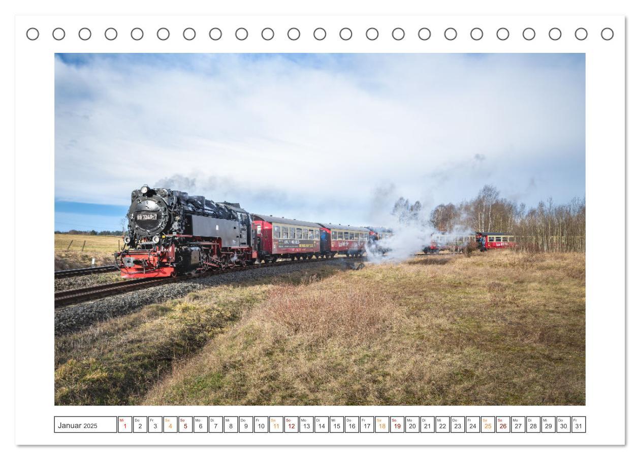 Bild: 9783383859151 | Museumsbahnen auf Tour (Tischkalender 2025 DIN A5 quer), CALVENDO...