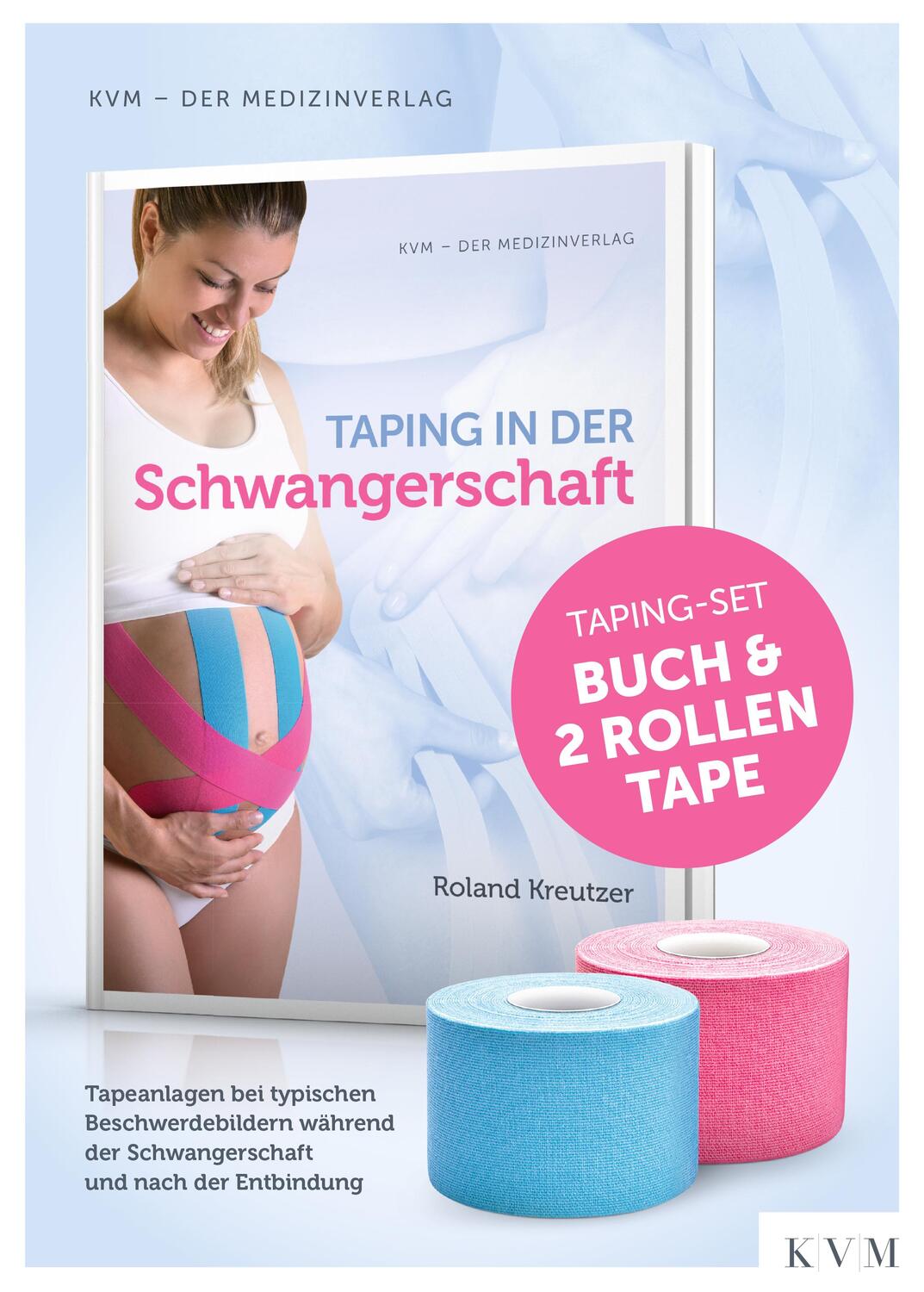 Cover: 9783868675160 | Taping in der Schwangerschaft | Set: Buch plus 2 Rollen Tape | Buch