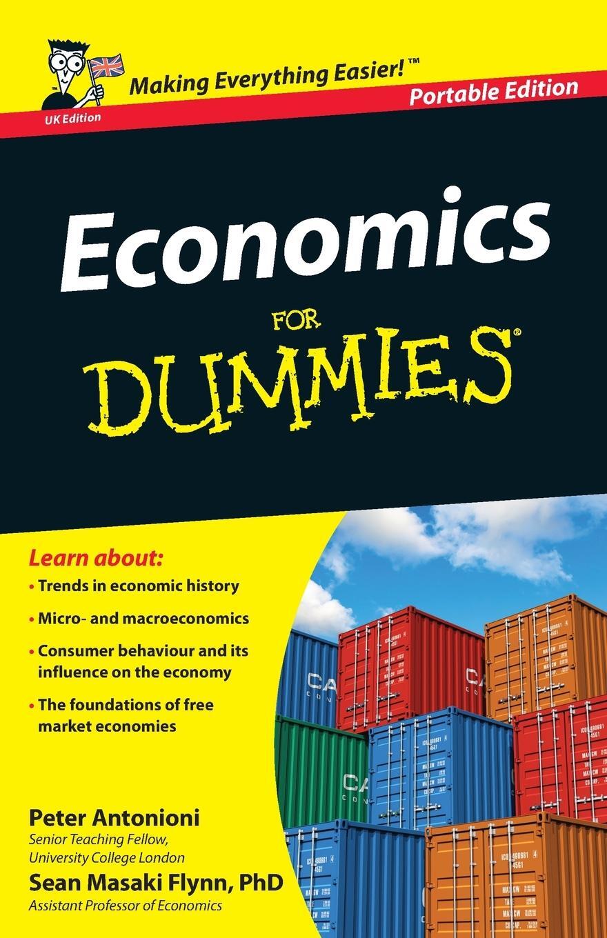 Cover: 9781119974444 | Economics For Dummies | Peter Antonioni | Taschenbuch | Englisch