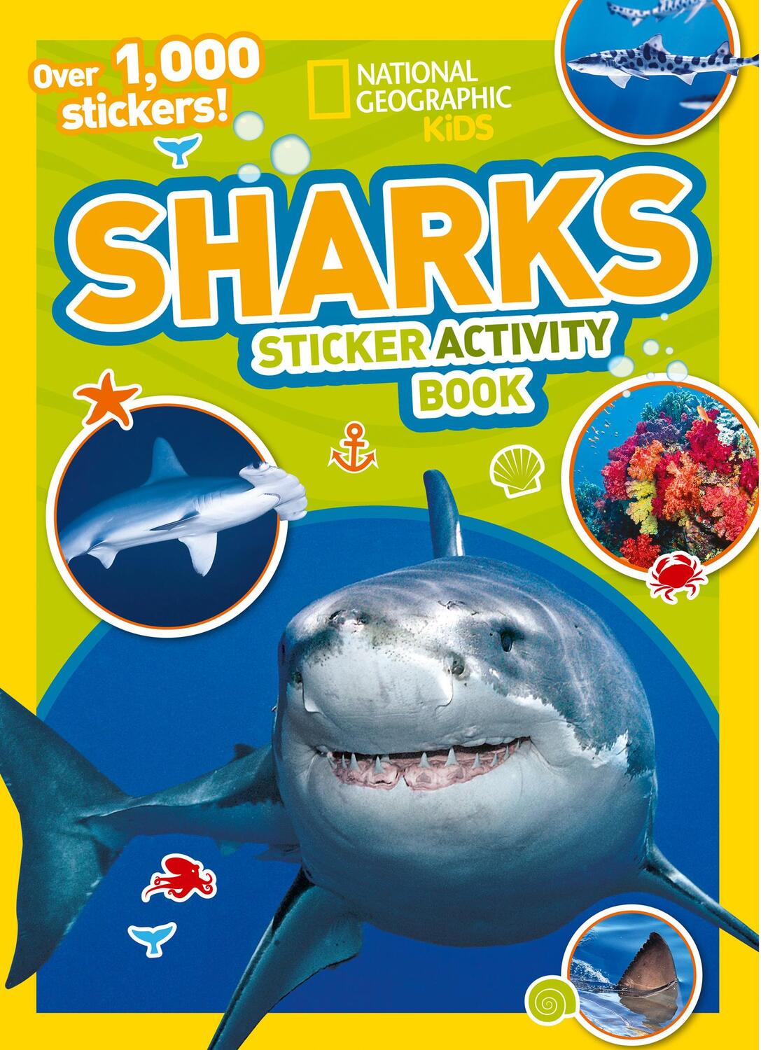 Cover: 9781426334252 | Sharks Sticker Activity Book | Over 1,000 Stickers! | Kids (u. a.)