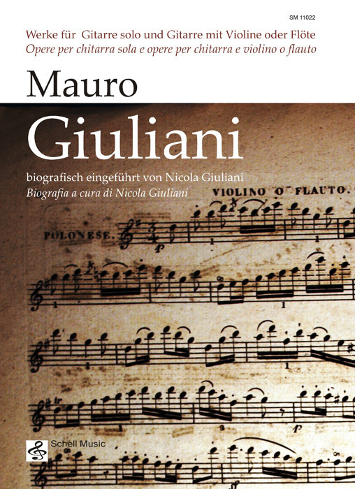Cover: 9783864110221 | Mauro Giuliani: Werke für Gitarre und Gitarre mit Violine oder Flöte
