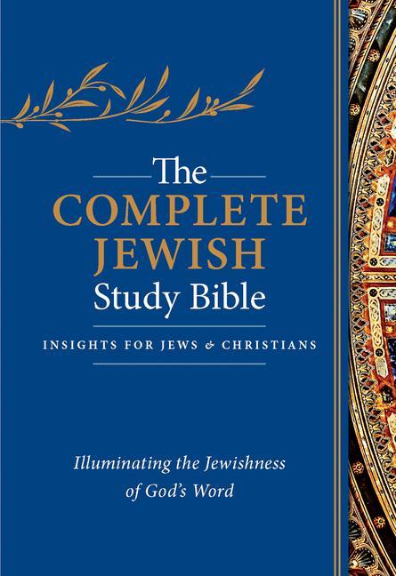 Cover: 9781619708693 | The Complete Jewish Study Bible, Flexisoft (Imitation Leather, Blue)