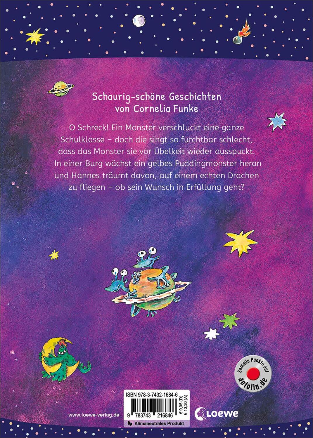 Rückseite: 9783743216846 | Monsterspuk und Drachenflug | Cornelia Funke | Taschenbuch | 80 S.