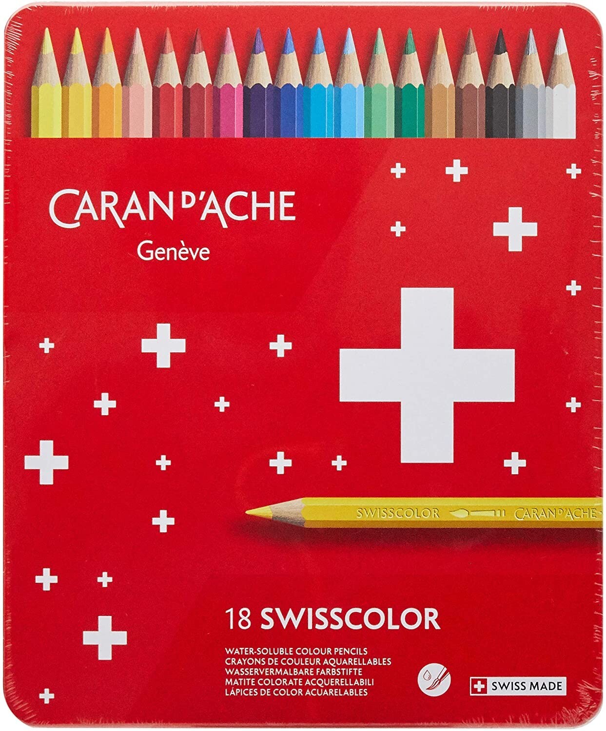 Cover: 7610186018329 | Caran dAche Buntstifte SWISSCOLOR 18er Set | Caran dAche Swisscolor