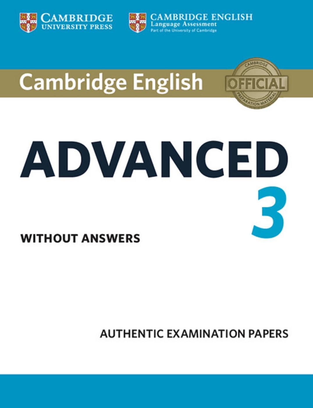 Cover: 9783125352339 | Cambridge English Advanced 3. Student's Book without answers | Buch