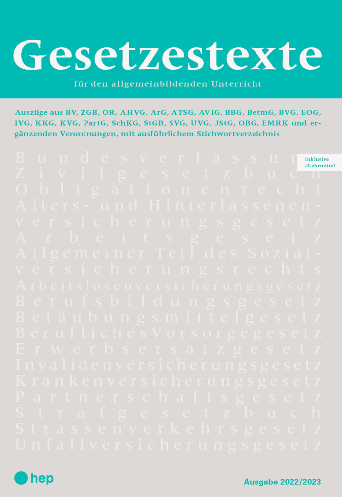Cover: 9783035522983 | Gesetzestexte 2023/2024 (Print inkl. eLehrmittel) | Taschenbuch | 2023
