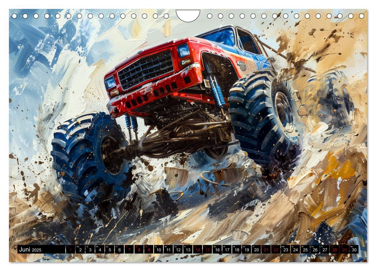 Bild: 9783383822322 | Wilde Monstertrucks (Wandkalender 2025 DIN A4 quer), CALVENDO...