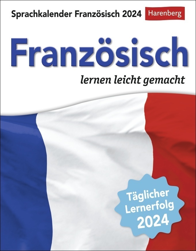 Cover: 9783840031274 | Französisch Sprachkalender 2024. In nur 10 Minuten täglich...