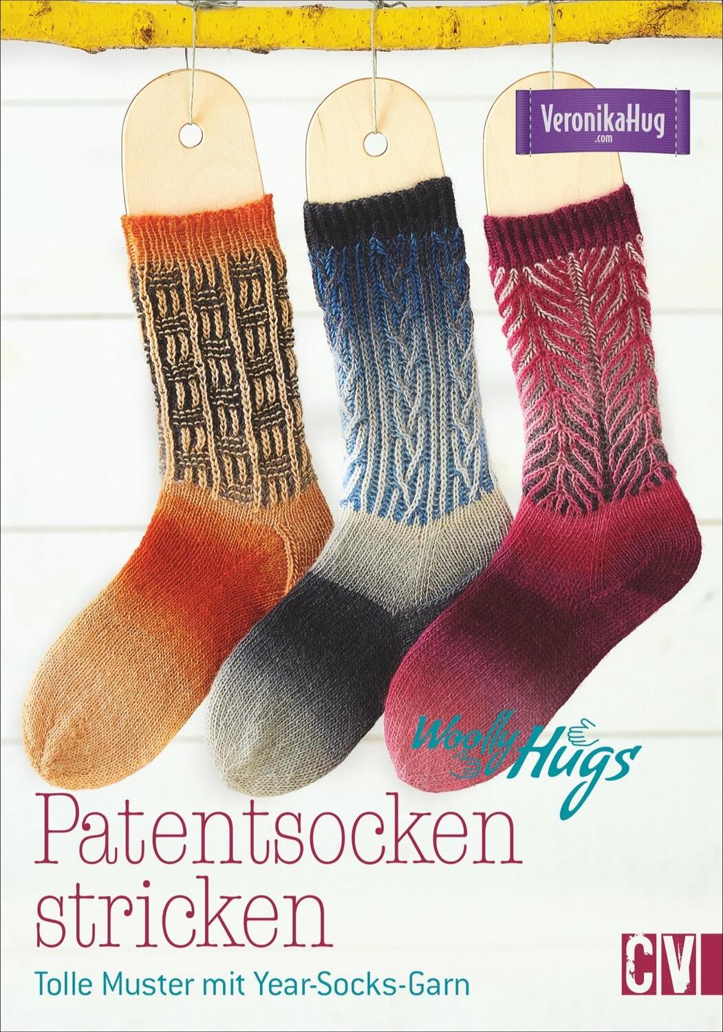 Cover: 9783841065346 | Woolly Hugs Patentsocken stricken | Tolle Muster mit Year-Socks-Garn