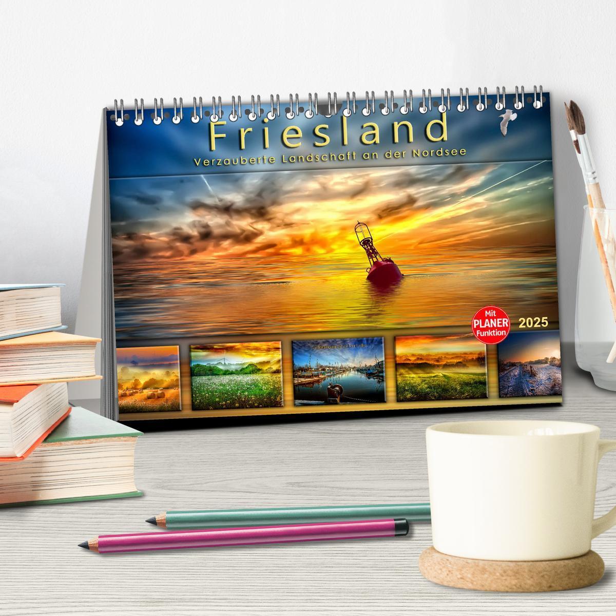 Bild: 9783435790838 | Friesland, verzauberte Landschaft an der Nordsee (Tischkalender...