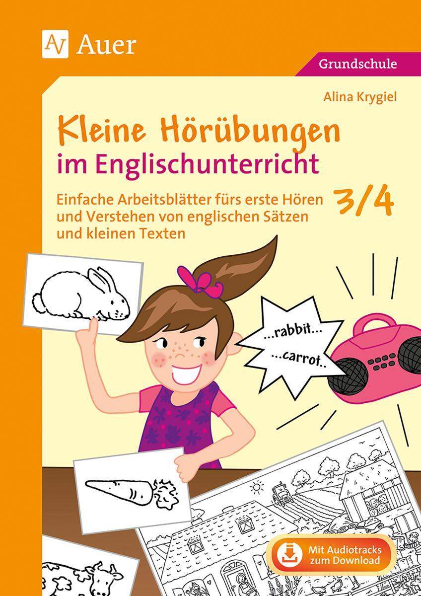 Cover: 9783403085652 | Kleine Hörübungen im Englischunterricht 3/4 | Alina Krygiel | Bundle