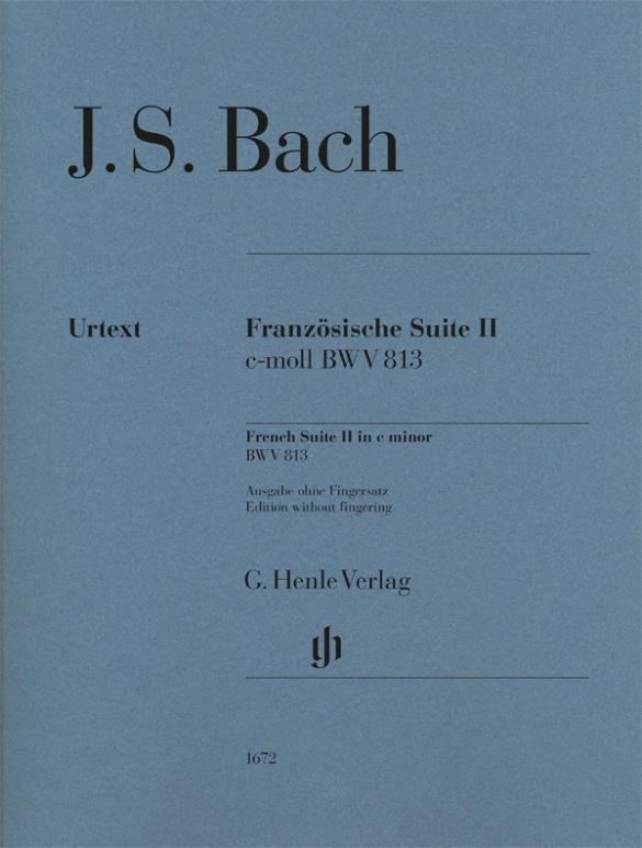 Cover: 9790201816722 | Bach, Johann Sebastian - Französische Suite II c-moll BWV 813 | Bach