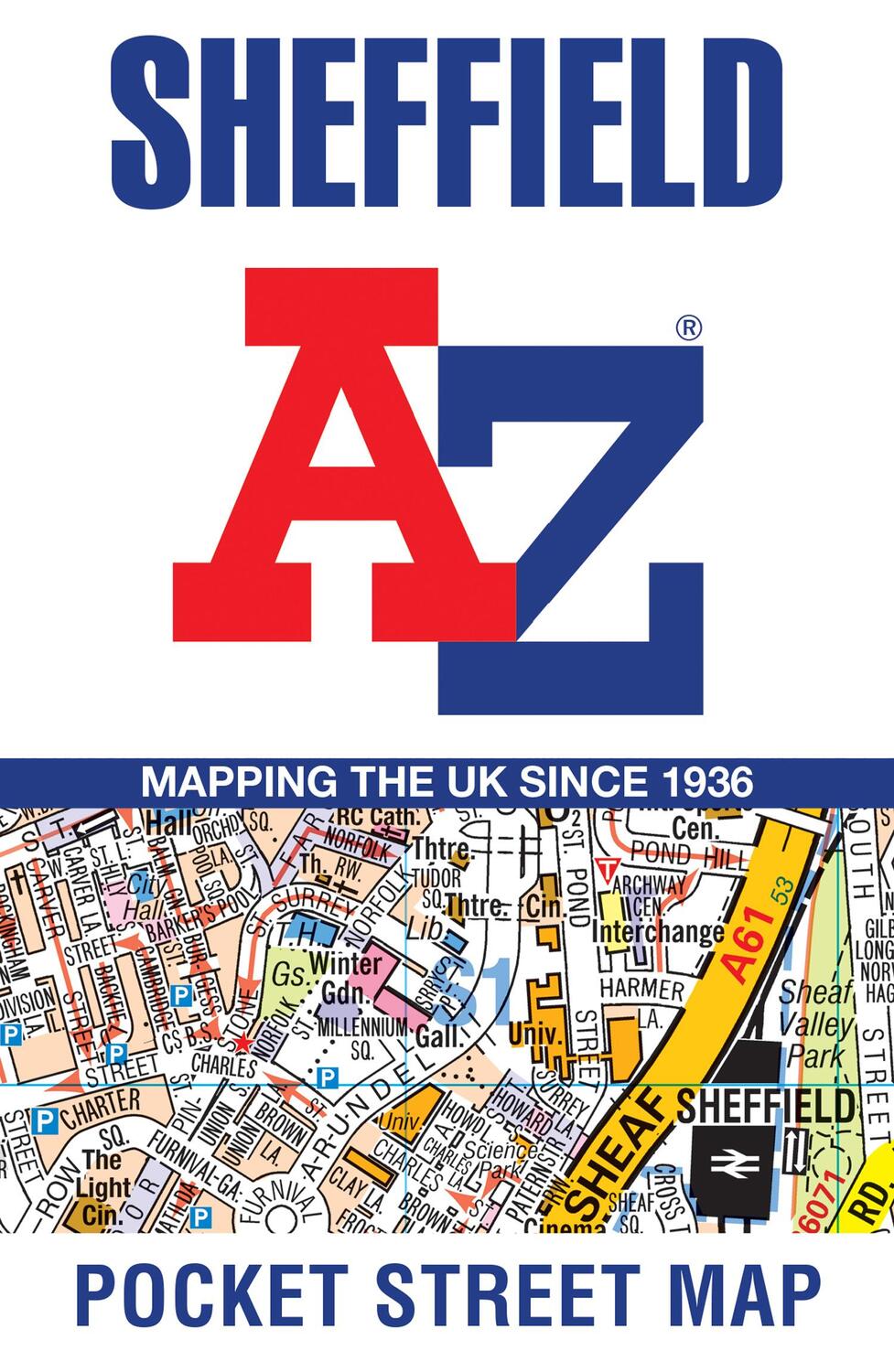 Cover: 9780008388096 | Sheffield A-Z Pocket Street Map | A-Z Maps | (Land-)Karte | Englisch