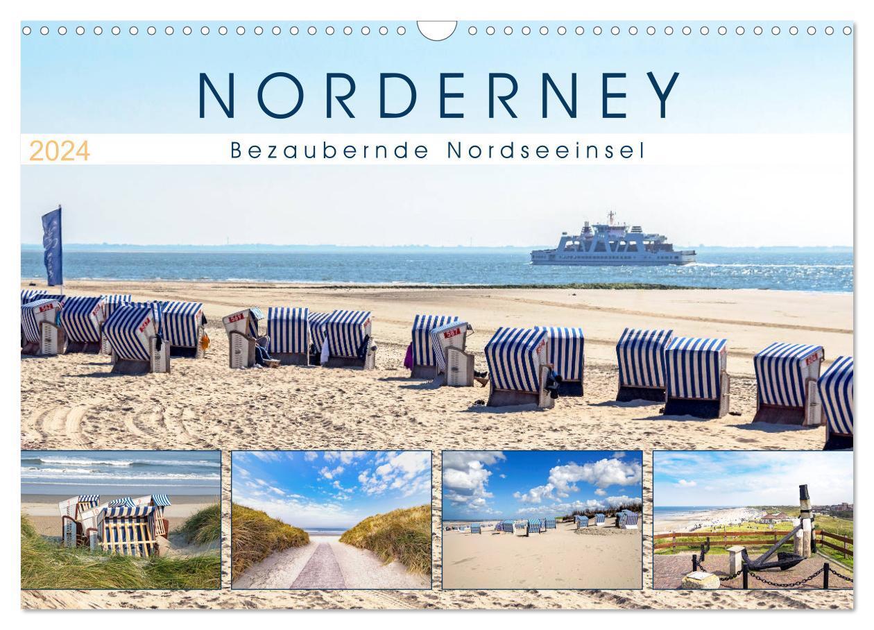 Cover: 9783675453685 | NORDERNEY Bezaubernde Nordseeinsel (Wandkalender 2024 DIN A3 quer),...