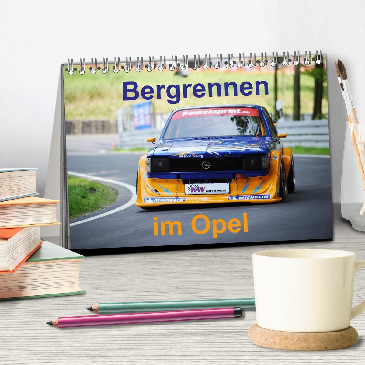 Bild: 9783435630615 | Bergrennen im Opel (Tischkalender 2025 DIN A5 quer), CALVENDO...