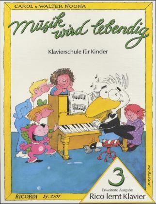 Cover: 9783931788506 | Rico lernt Klavier. Bd.3 | Klavierschule für Kinder | Noona (u. a.)