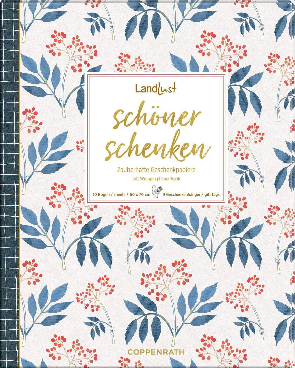 Cover: 4050003956763 | Geschenkpapier-Buch - Schöner schenken. LandLust | Taschenbuch | 10 S.