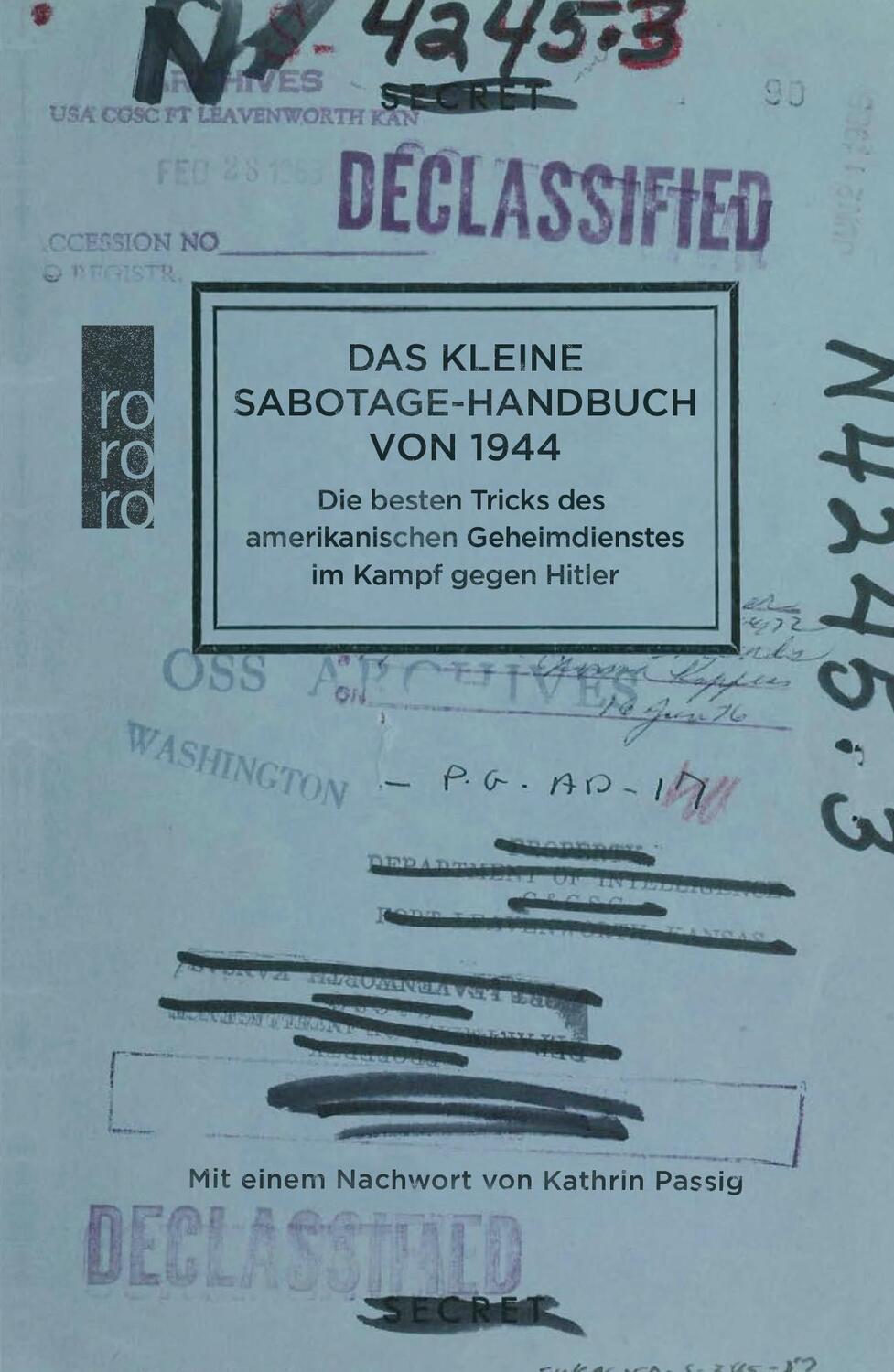 Cover: 9783499634161 | Das kleine Sabotage-Handbuch von 1944 | Services | Buch | Deutsch